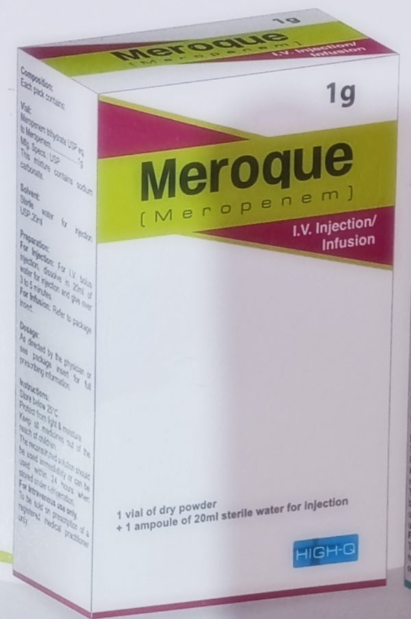 meroque-1g-injection | price, uses,